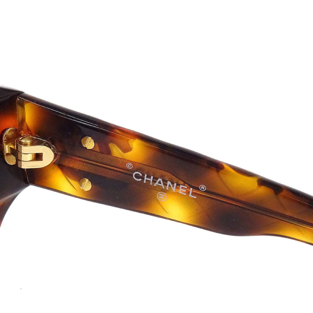 Chanel Sunglasses Eyewear Brown Small Good - Image 4