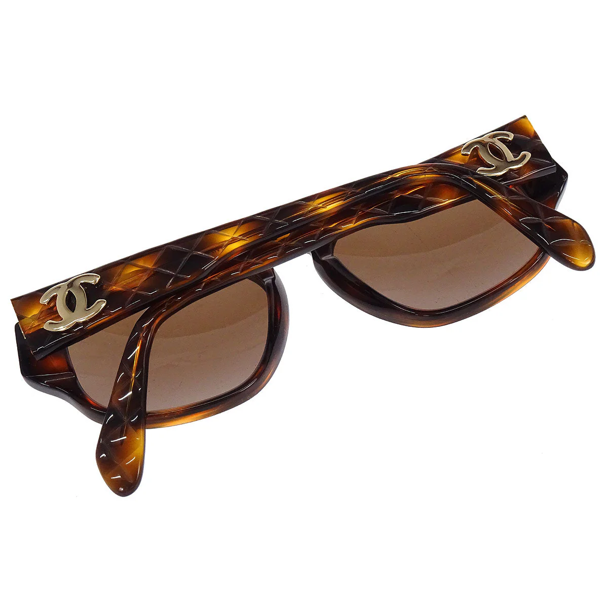 Chanel Sunglasses Eyewear Brown Small Good - Image 6