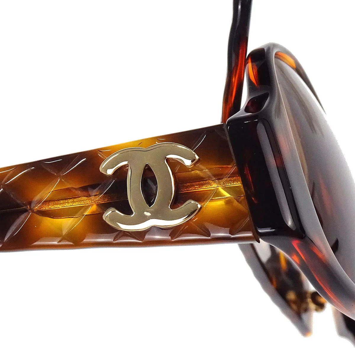 Chanel Sunglasses Eyewear Brown Small Good - Image 7
