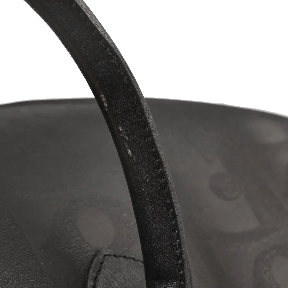 Christian Dior Black PVC Trotter Duffle Bag - Image 6