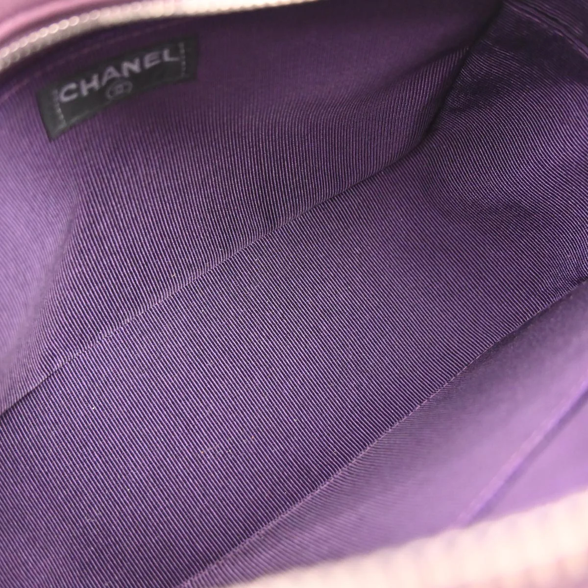 Chanel 2000-2002 Purple Lambskin Handbag - Image 8