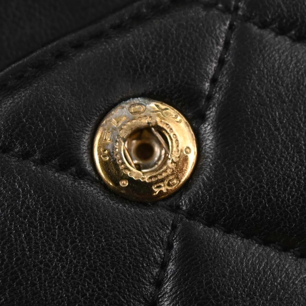Chanel 1991-1994 Black Lambskin Small Classic Double Flap Shoulder Bag - Image 7