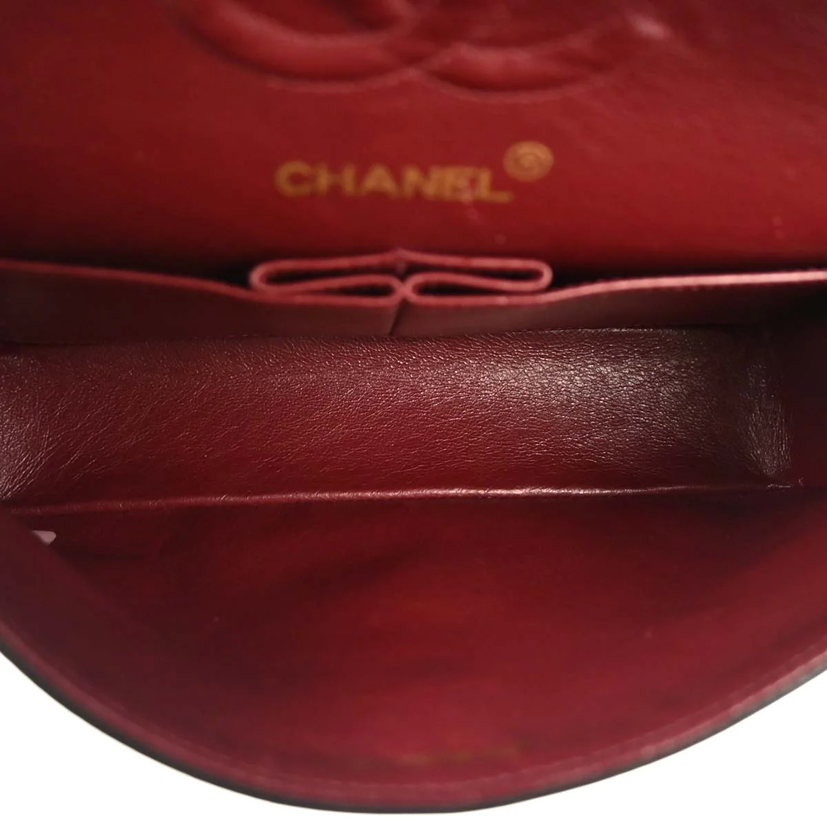 Chanel 1991-1994 Black Lambskin Small Classic Double Flap Shoulder Bag - Image 8
