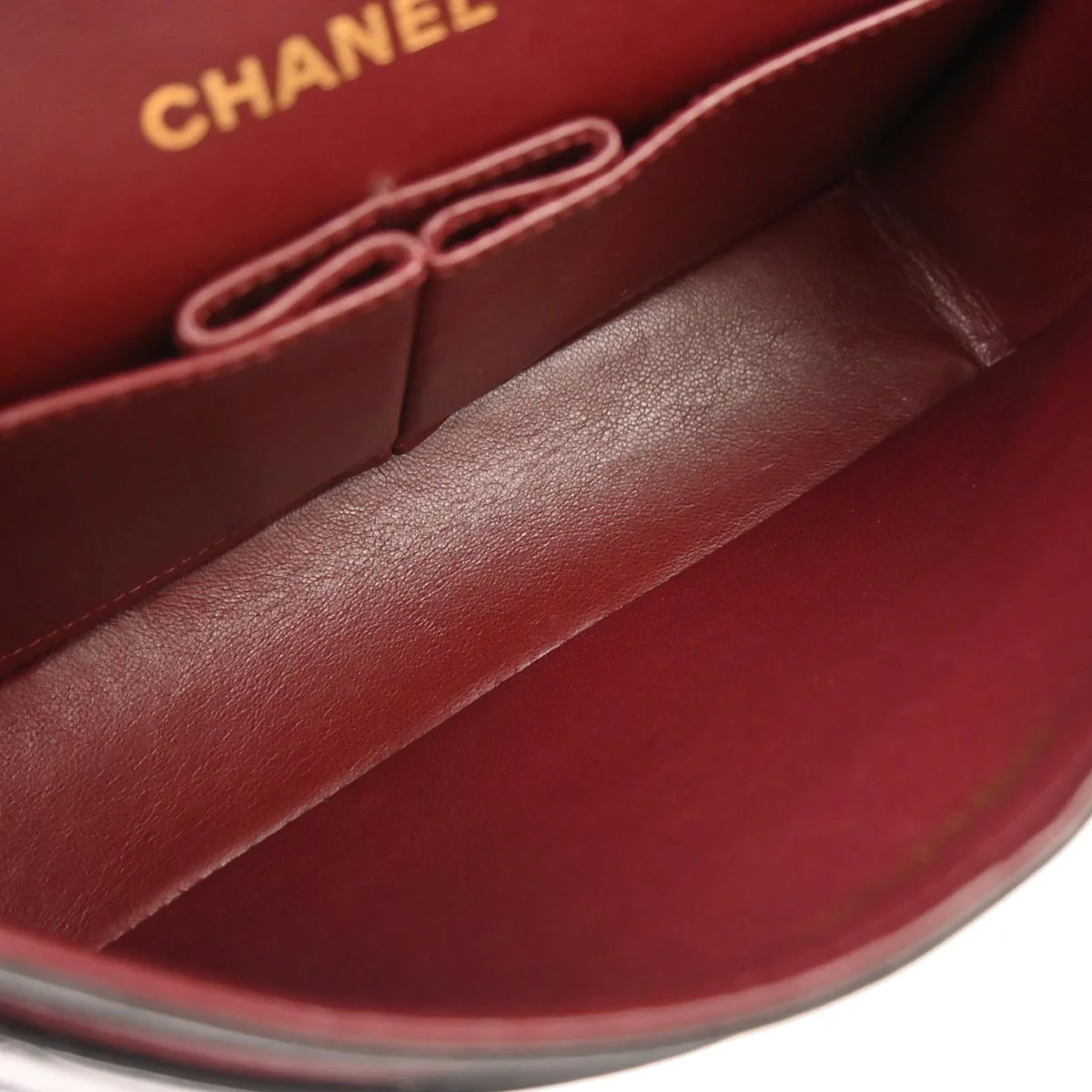 Chanel 1994-1996 Black Lambskin Small Classic Double Flap Shoulder Bag - Image 8