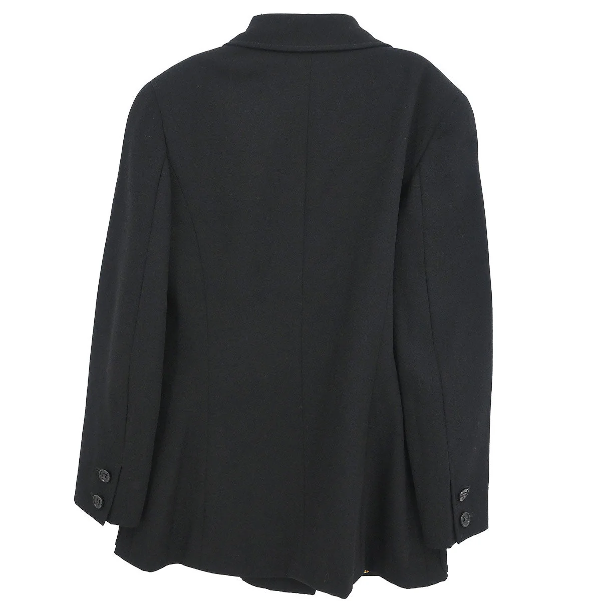 Chanel 1997 Double Breasted Jacket Black #38 - Image 2