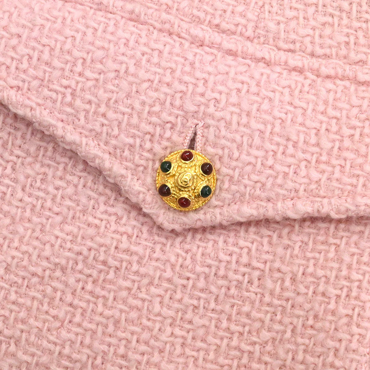 Chanel 1996 Single Breasted Jacket Pink #42 - Image 6