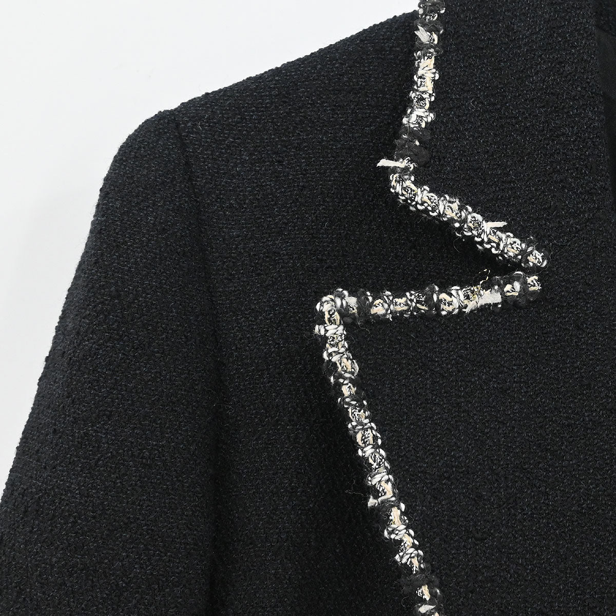 Chanel 2005 Emblem Double Breasted Jacket Black #38 - Image 3