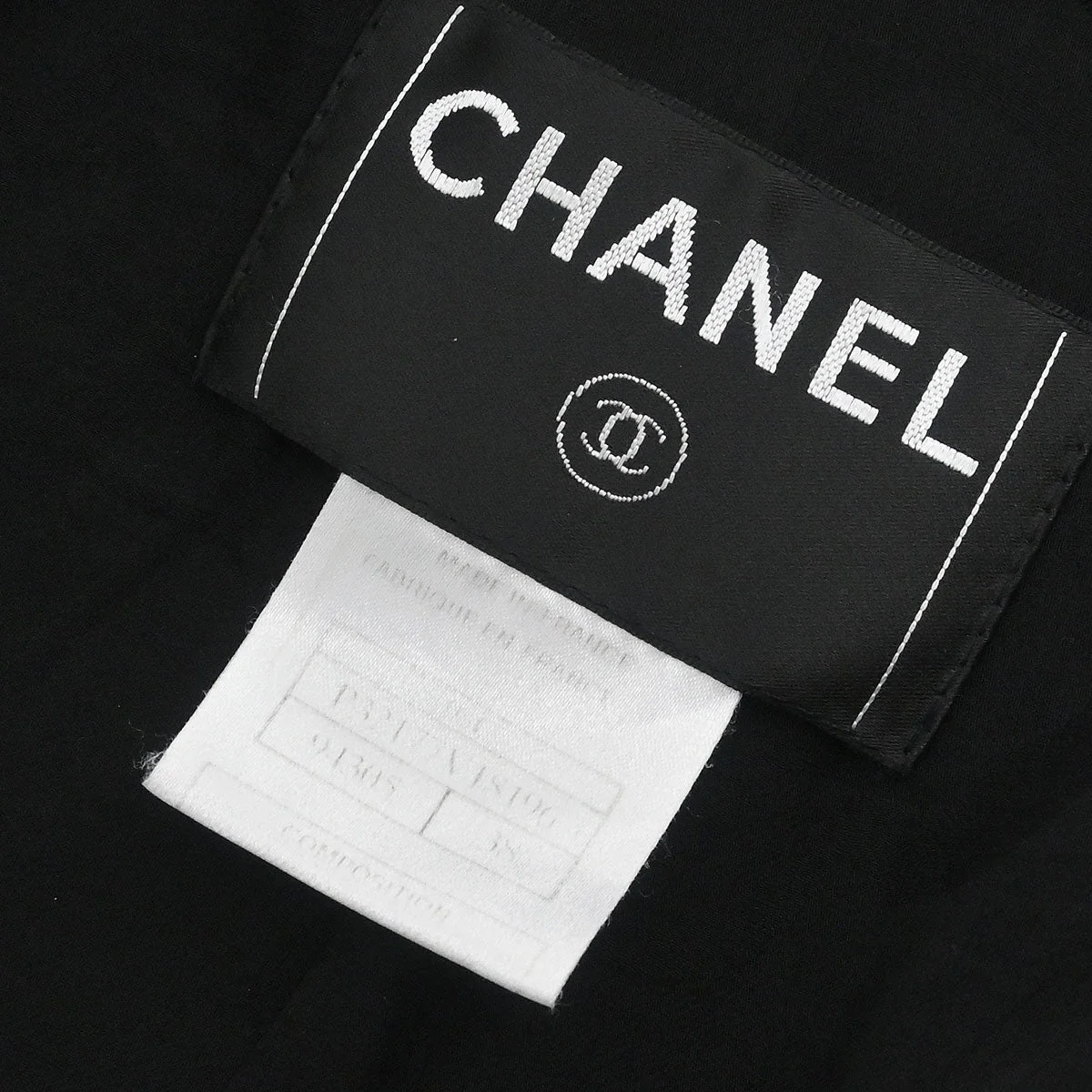 Chanel 2008 Single Breasted Jacket Black #38 - Image 10