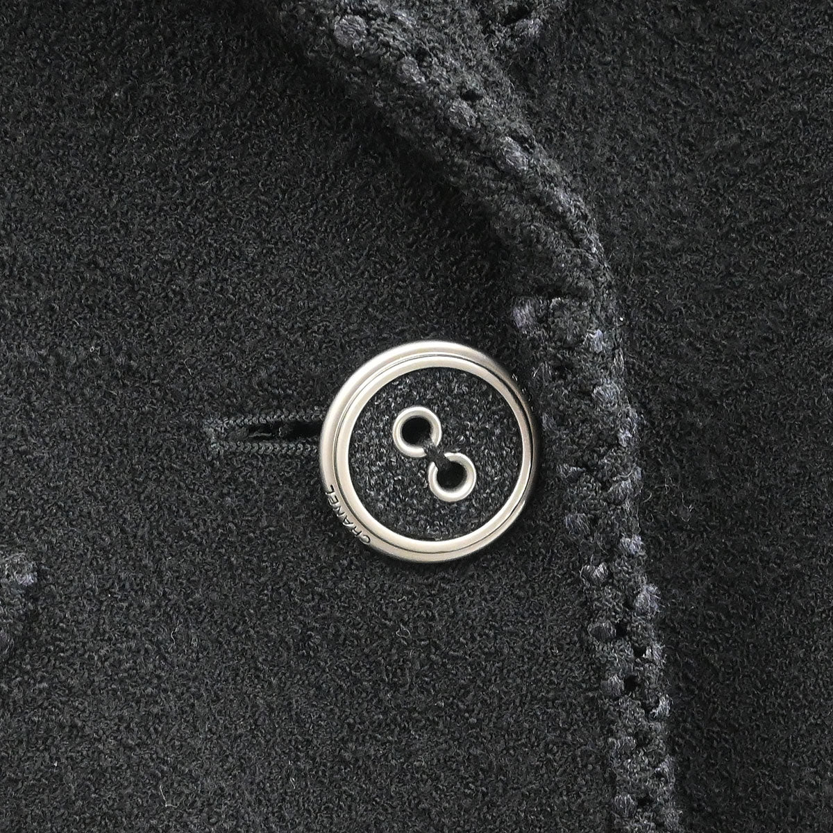 Chanel 2008 Single Breasted Jacket Black #38 - Image 4