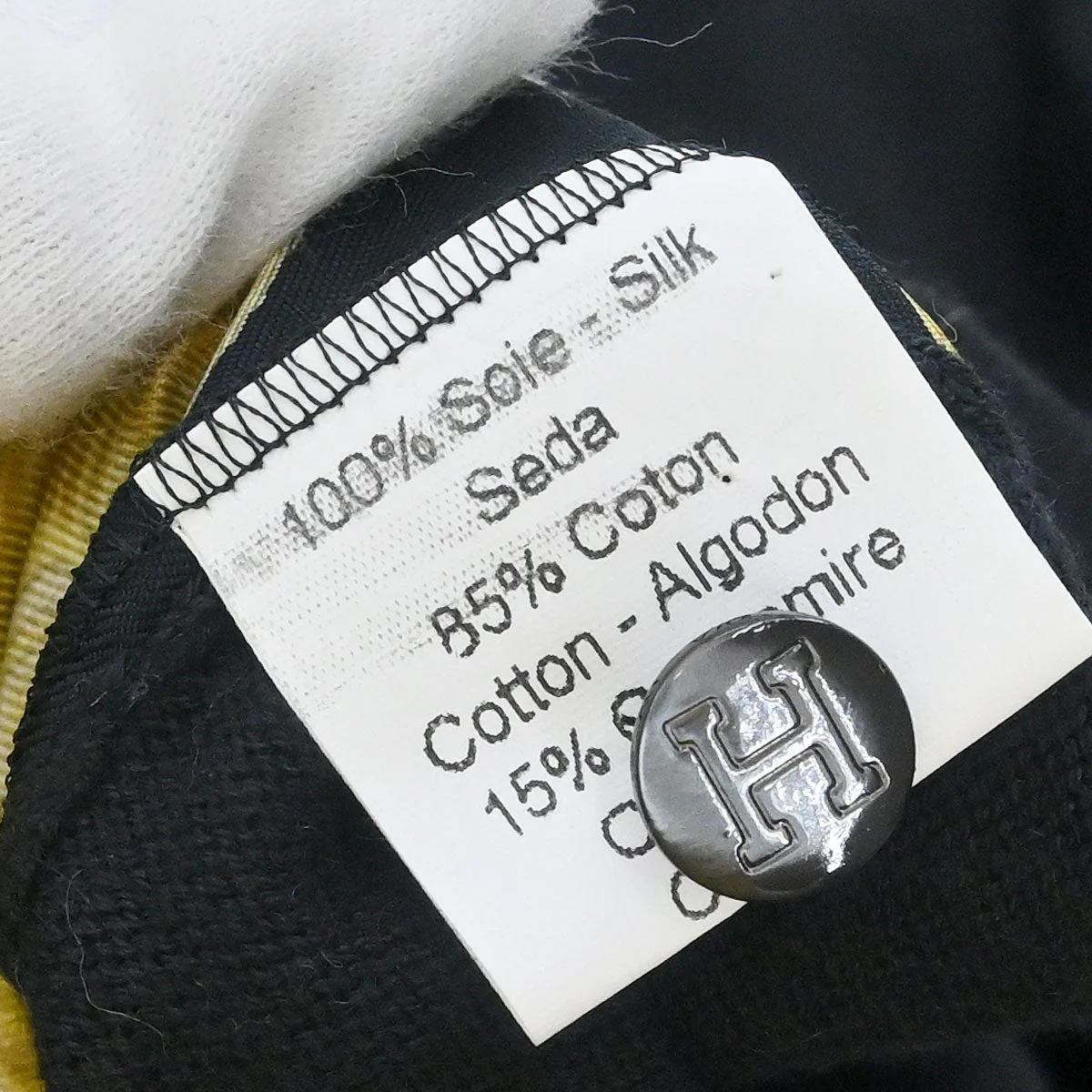 Hermes 1980s Poste et Cavalerie Twillaines Polo Shirt #L - Image 10