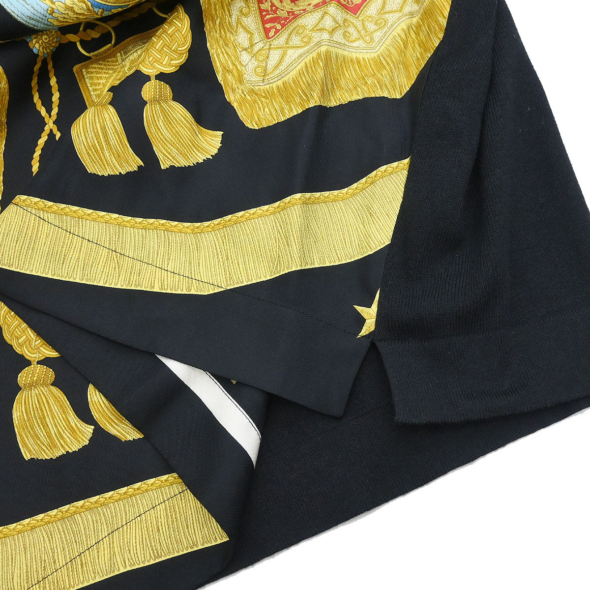 Hermes 1980s Poste et Cavalerie Twillaines Polo Shirt #L - Image 6