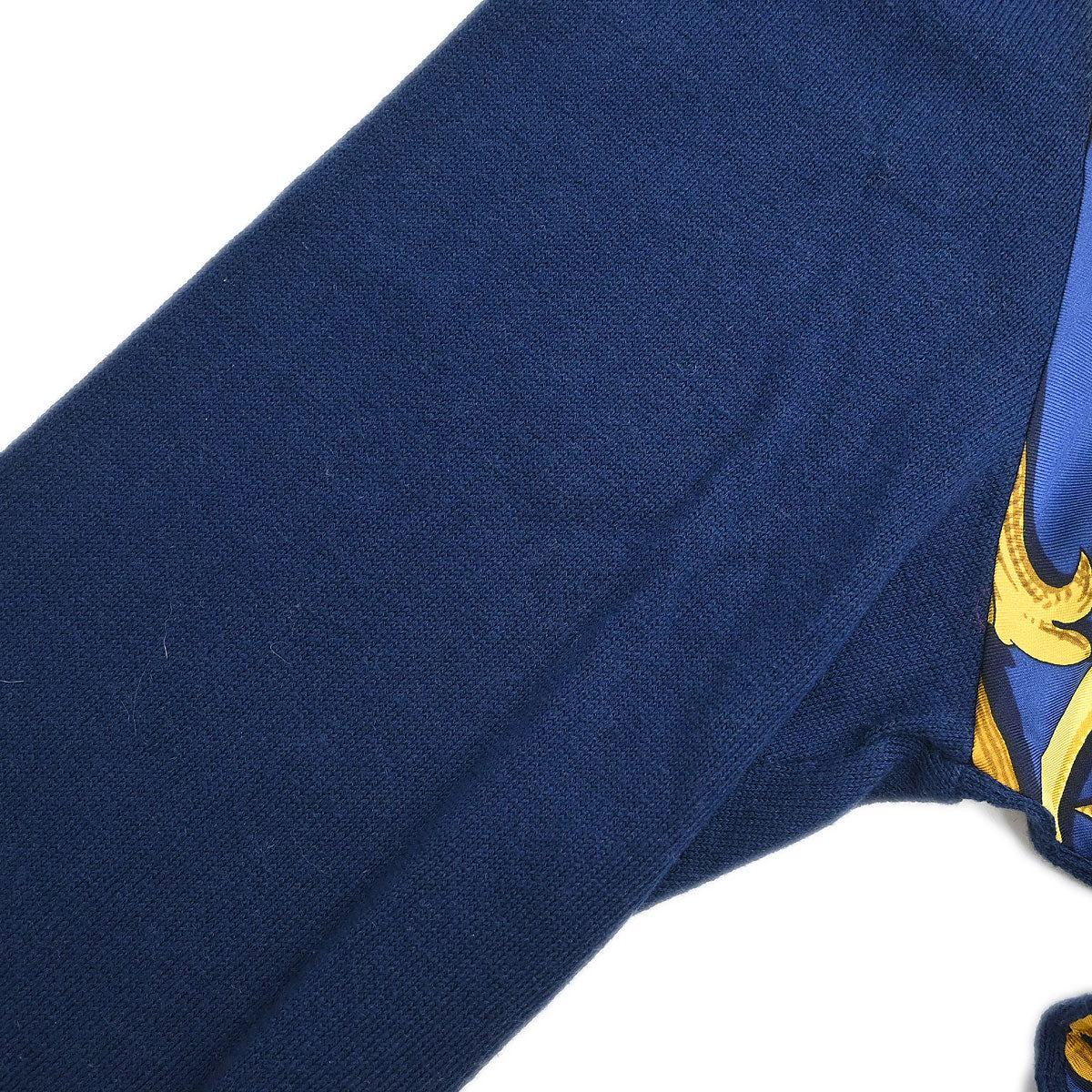 Hermes 1980s LE MORS A LA CONETABLE Twillaines Polo Shirt Top #XL - Image 6