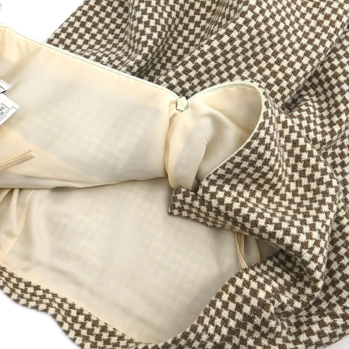 Chanel 1996 Setup Suit Jacket Skirt Brown #38 - Image 9
