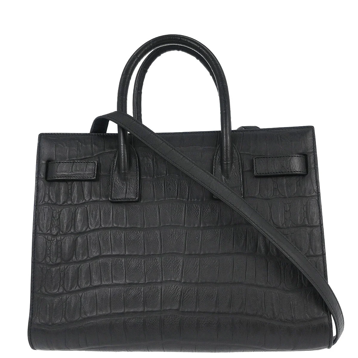 Saint Laurent Black Sac de Jour 2way Shoulder Handbag - Image 2