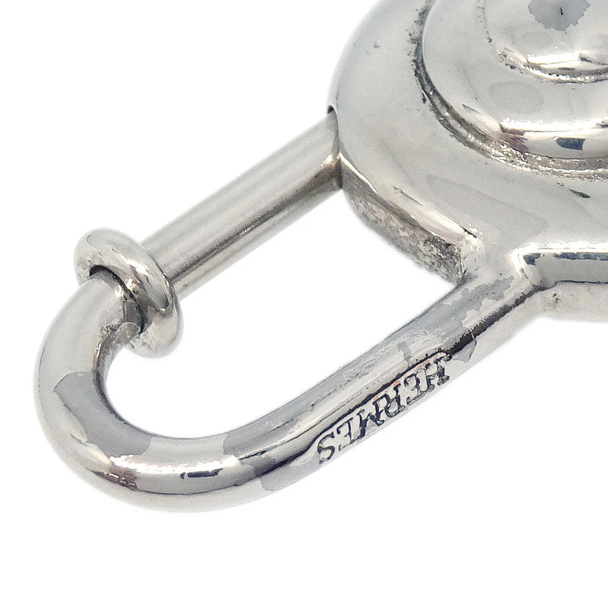 Hermes Snail 1995 Annee De la Route Cadena Silver Small Good - Image 4