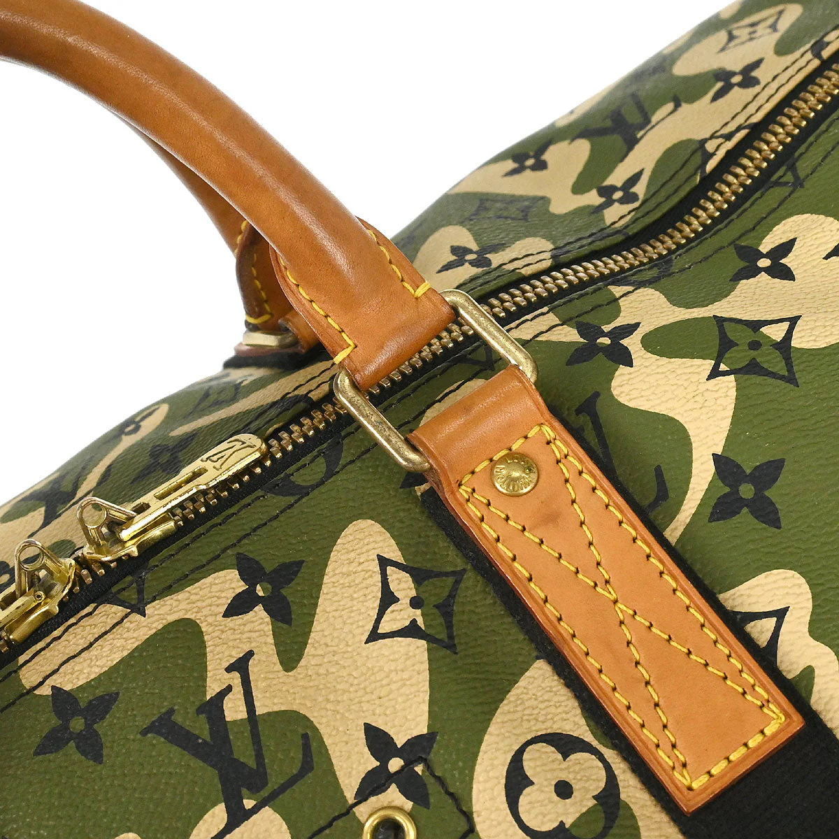 Louis Vuitton 2008 Monogramouflage Keepall Bandouliere 55 M95774 - Image 6