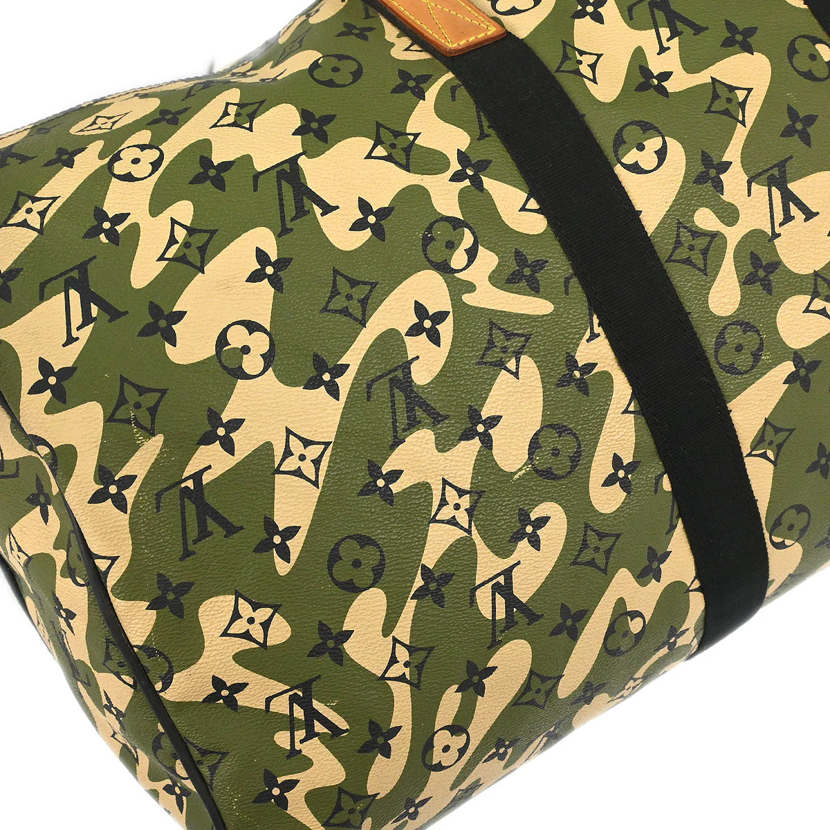 Louis Vuitton 2008 Monogramouflage Keepall Bandouliere 55 M95774 - Image 8