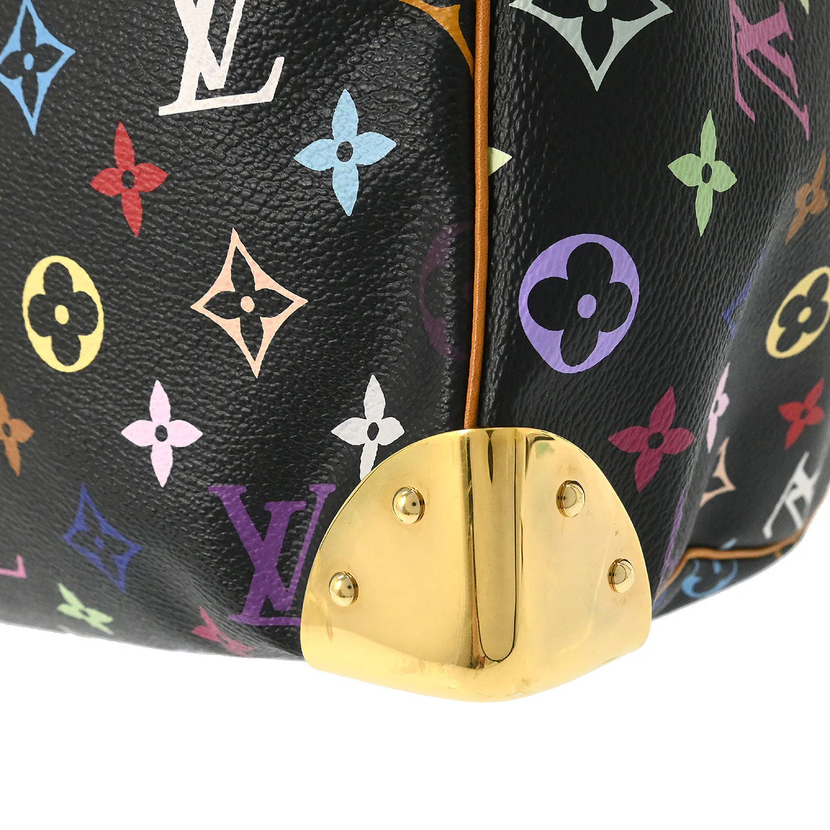 Louis Vuitton 2013 Black Monogram Multicolor Speedy 40 Handbag M93217 - Image 3