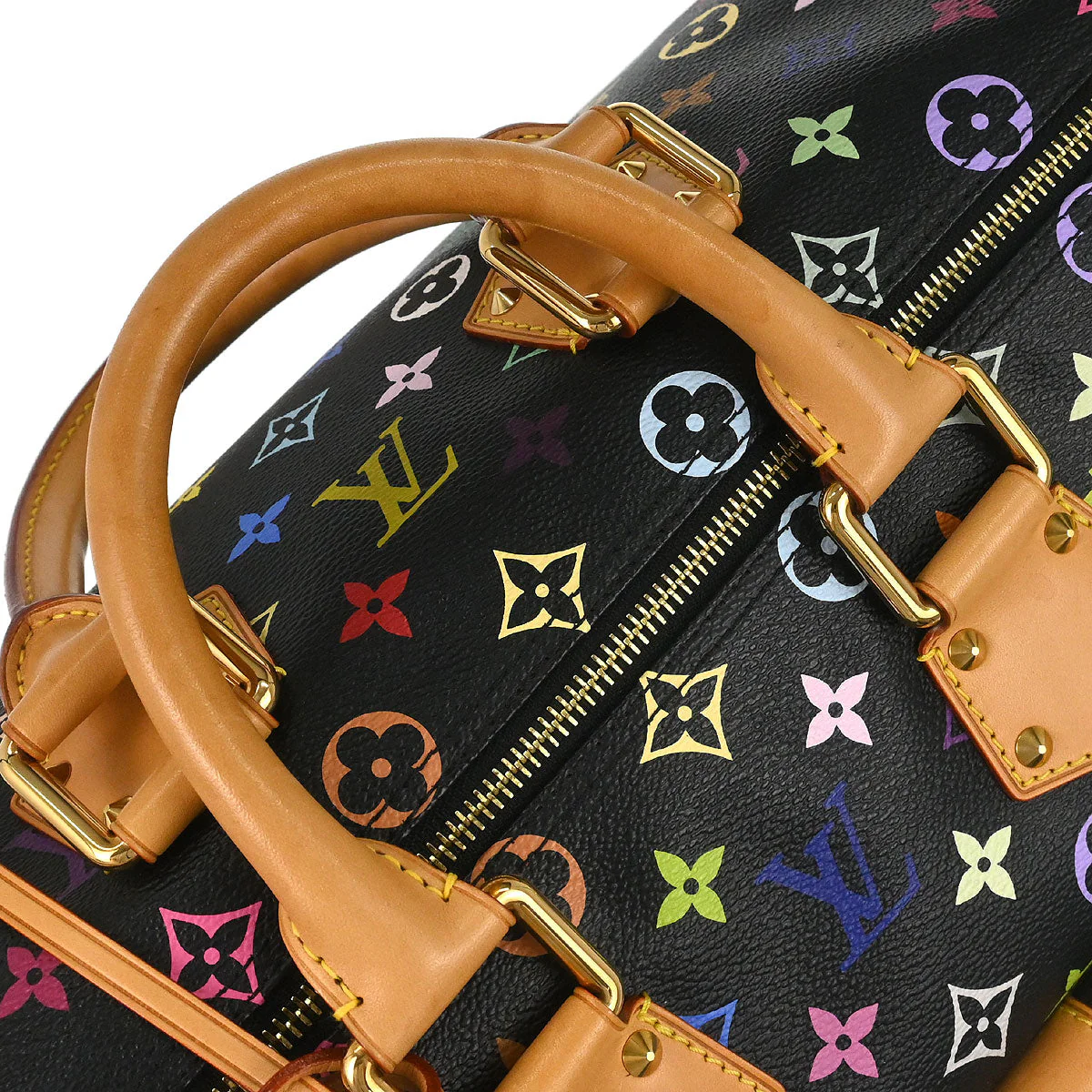 Louis Vuitton 2013 Black Monogram Multicolor Speedy 40 Handbag M93217 - Image 5