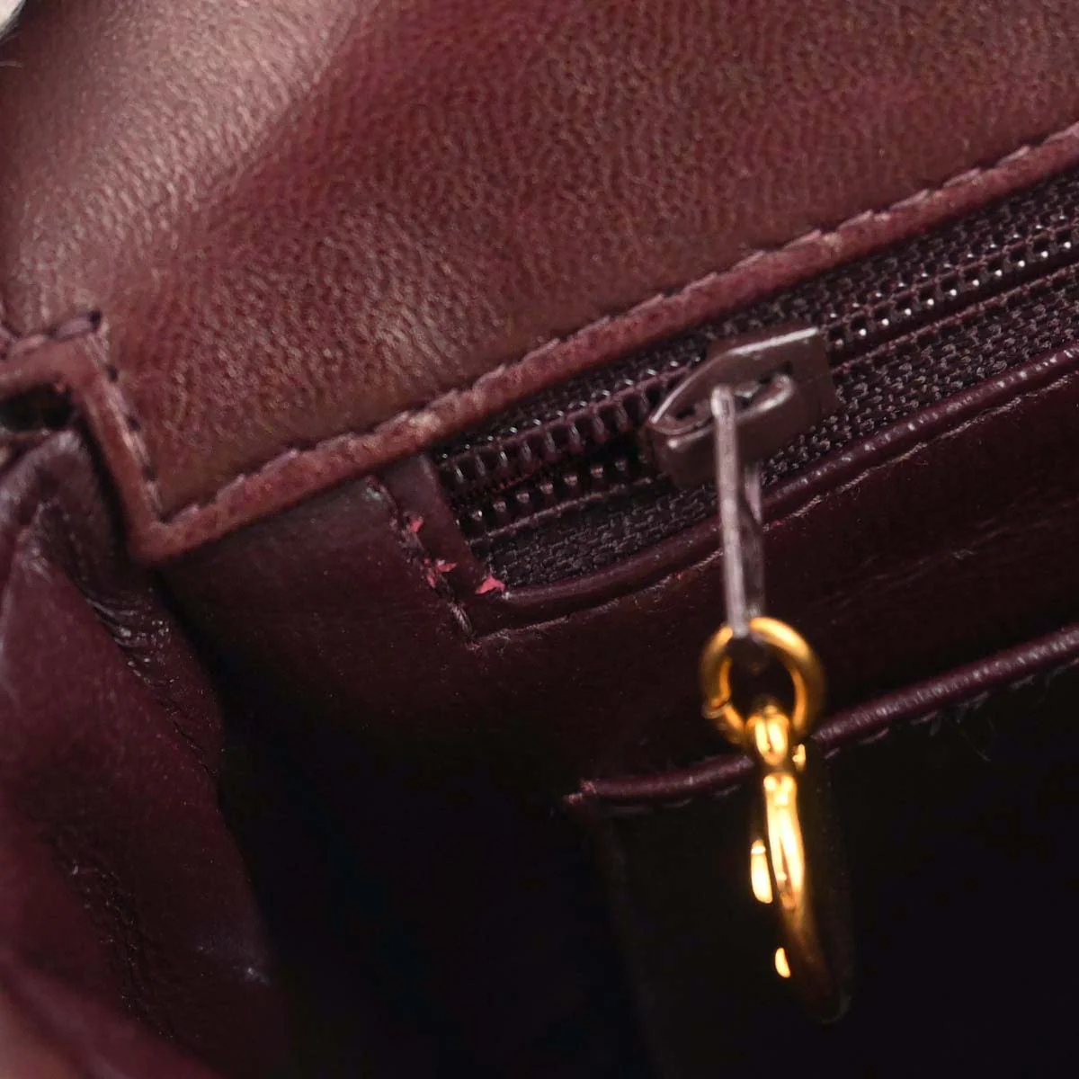 Chanel 1996-1997 Brown Lambskin Shoulder Bag - Image 10
