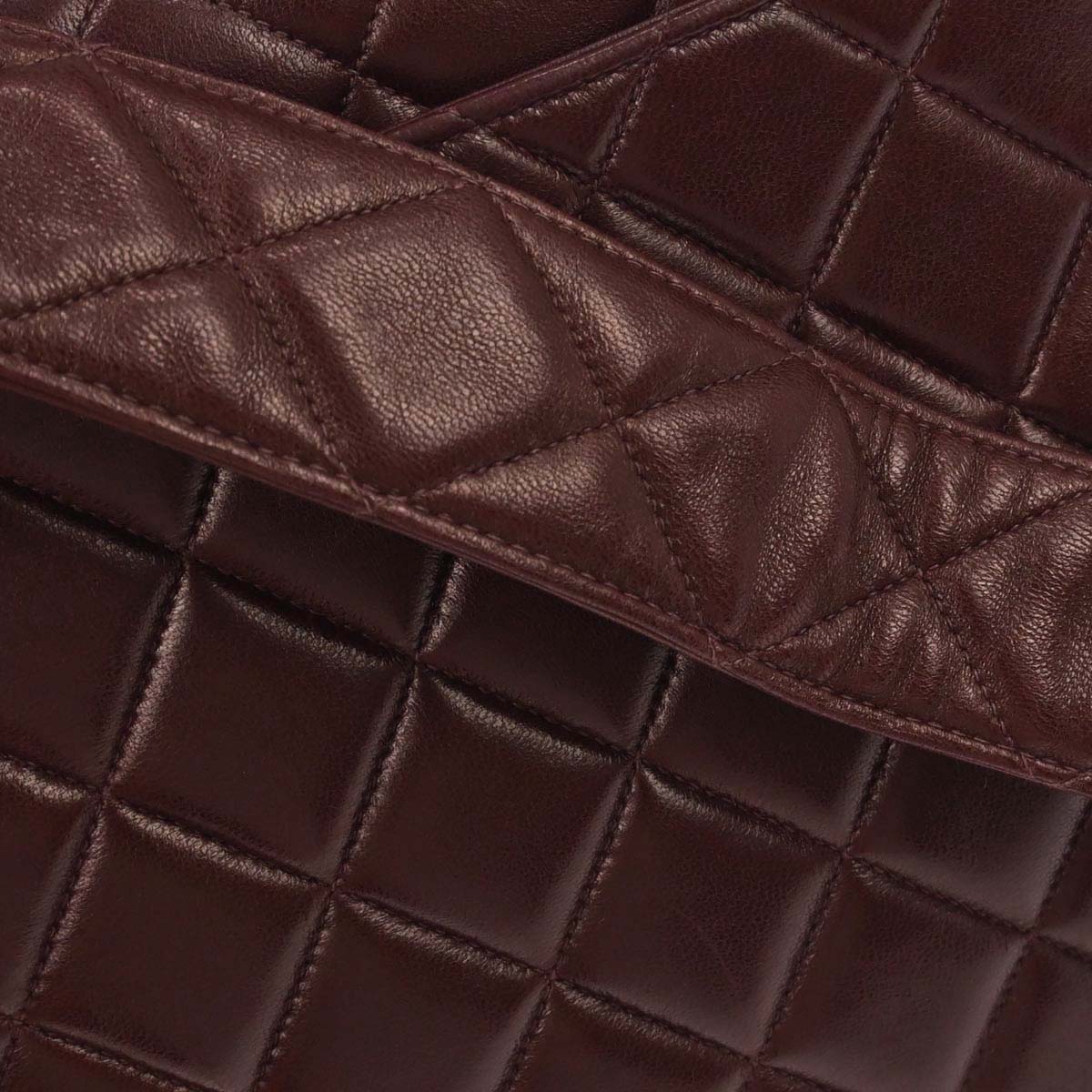 Chanel 1996-1997 Brown Lambskin Shoulder Bag - Image 5