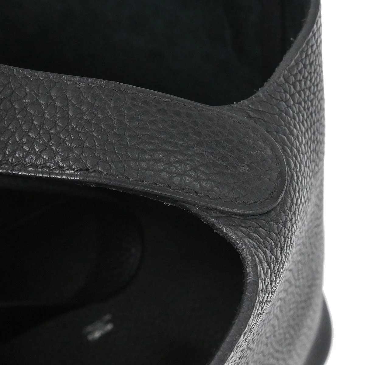 Hermes Black Taurillon Clemence Picotin 22 MM Handbag - Image 10