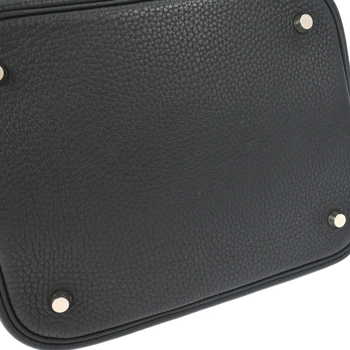 Hermes Black Taurillon Clemence Picotin 22 MM Handbag - Image 3