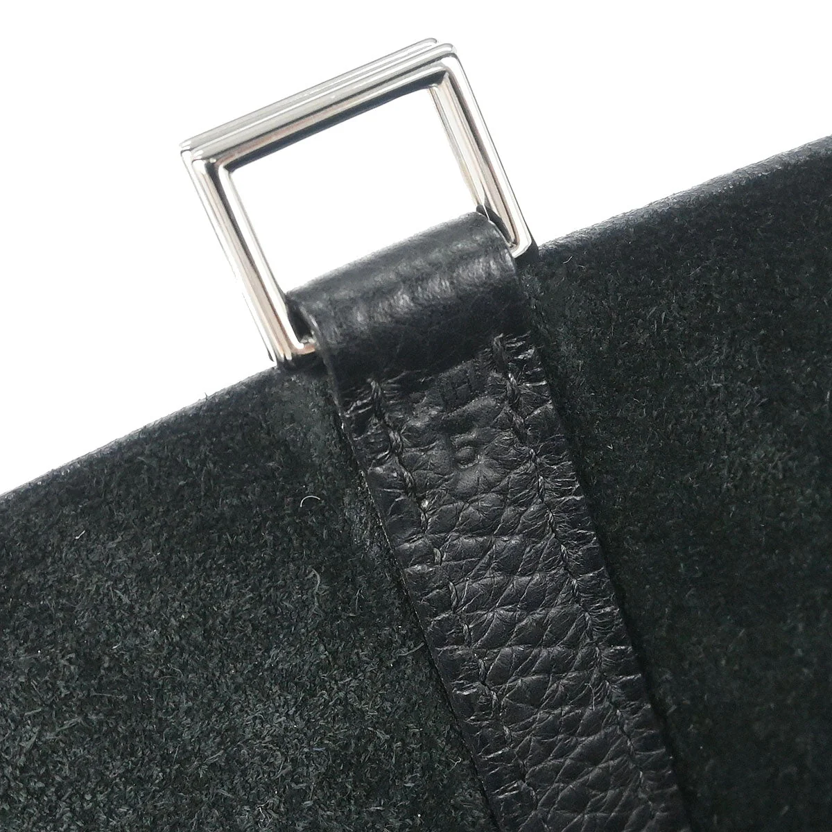 Hermes Black Taurillon Clemence Picotin 22 MM Handbag - Image 9
