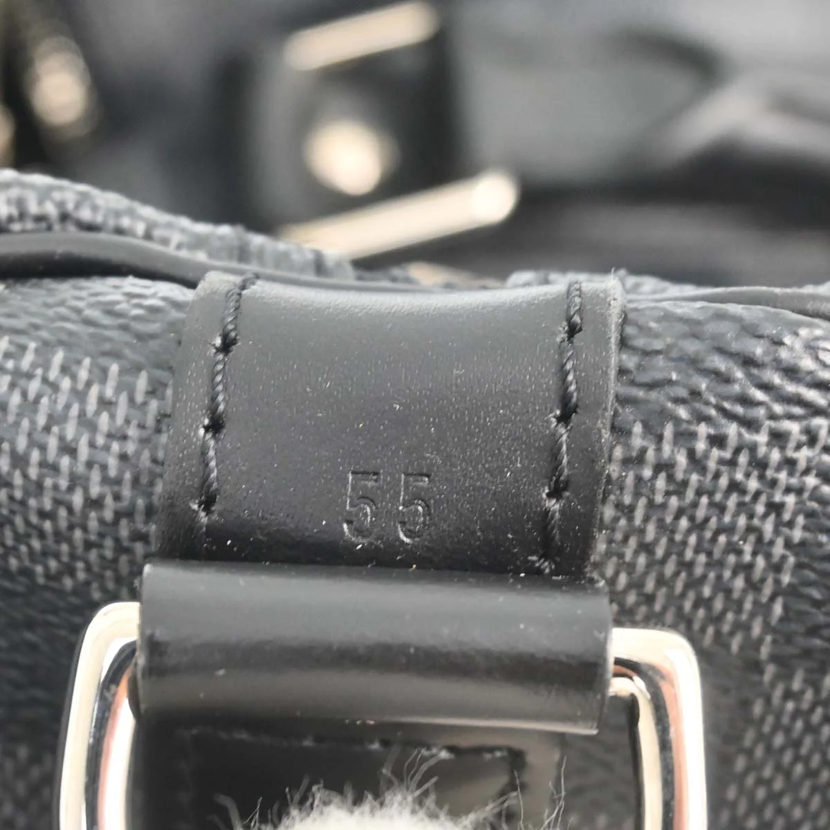 Louis Vuitton Damier Graphite Keepall Bandouliere 55 Duffle N41413 - Image 16
