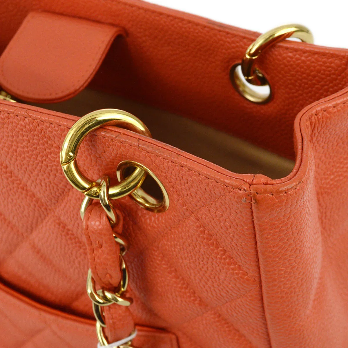 Chanel 2008-2009 Pink Caviar Petite Shopping Tote PST Tote Handbag - Image 5