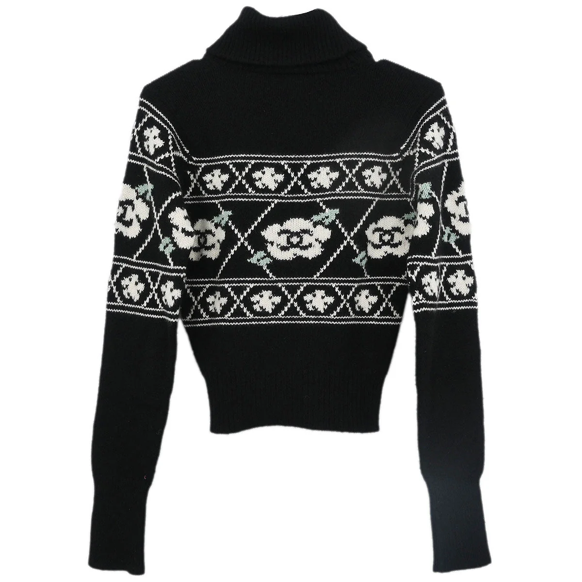 Chanel 1995 Chanel Sweater Top Black #38 - Image 2