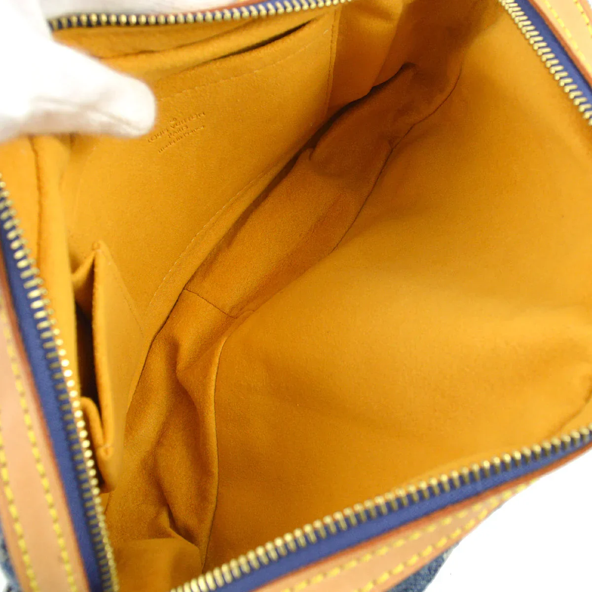Louis Vuitton 2007 Blue Monogram Denim Bum Bag Waist Pouch M95347 - Image 8