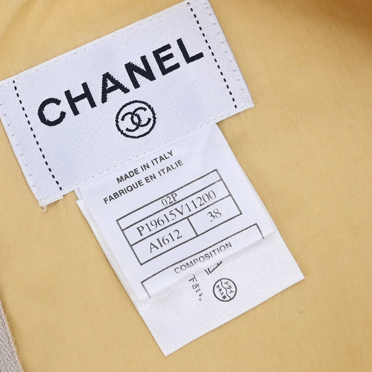 Chanel 2002 Sleeveless jumpsuit Yellow 02P #38 - Image 9