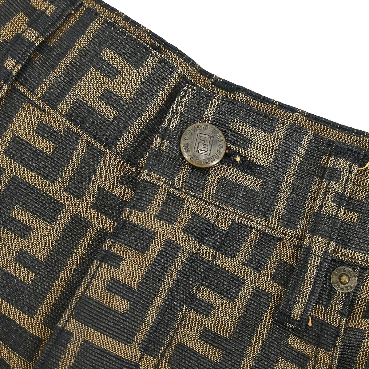 Fendi Zucca Skirt Brown #42 - Image 3