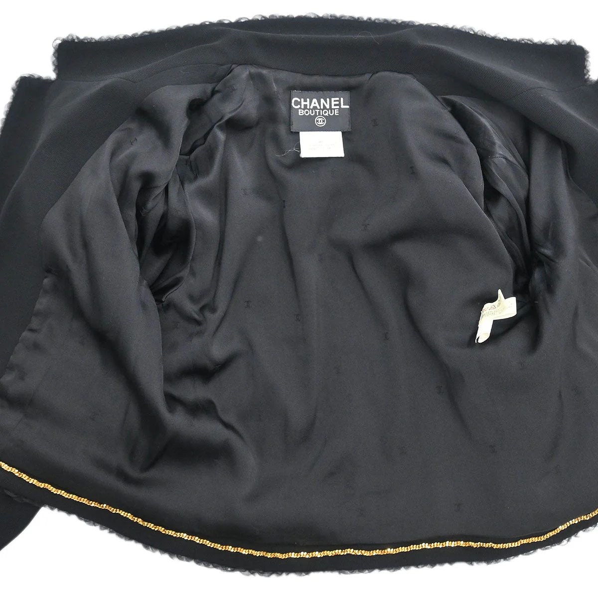 Chanel 1995 Setup Jacket Pants Black #38 - Image 6