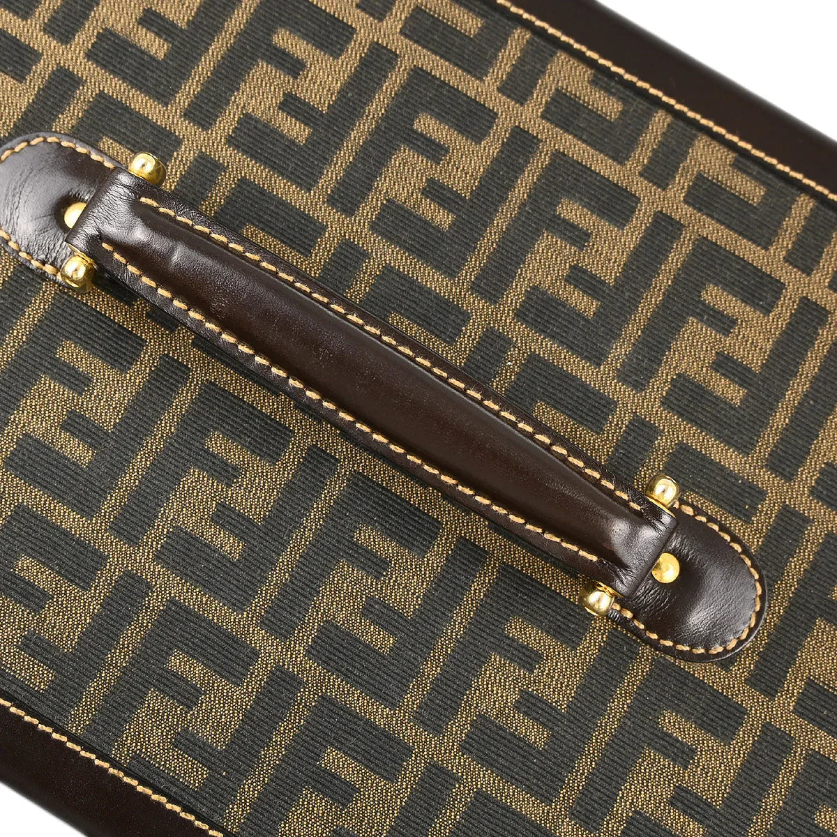 Fendi Brown Zucca Makeup Cosmetic Handbag Box - Image 6