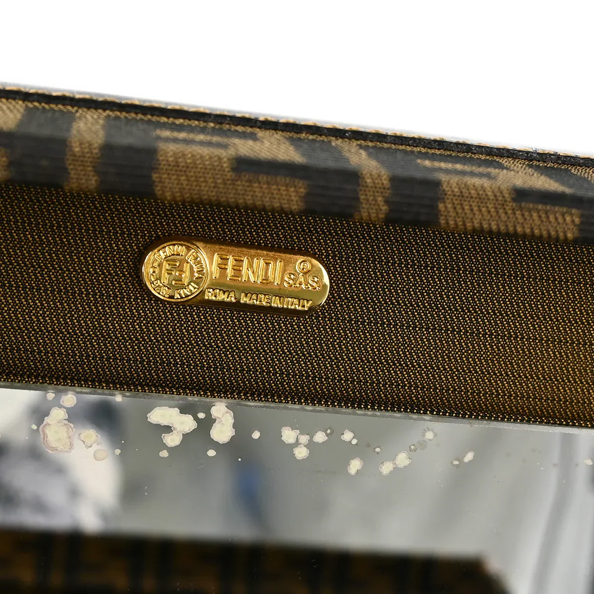 Fendi Brown Zucca Makeup Cosmetic Handbag Box - Image 7