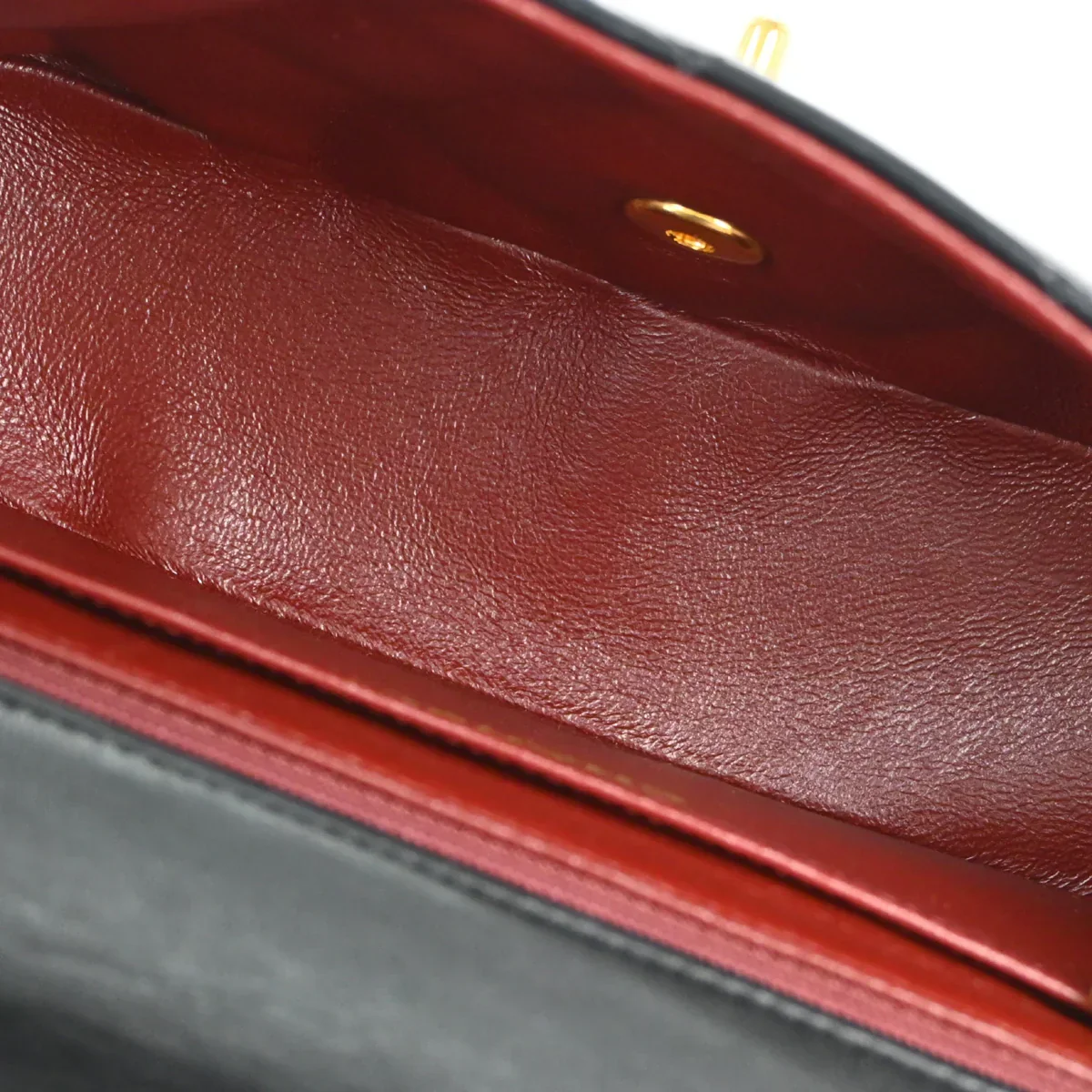 Chanel 1996-1997 Black Lambskin Small Diana Shoulder Bag - Image 10