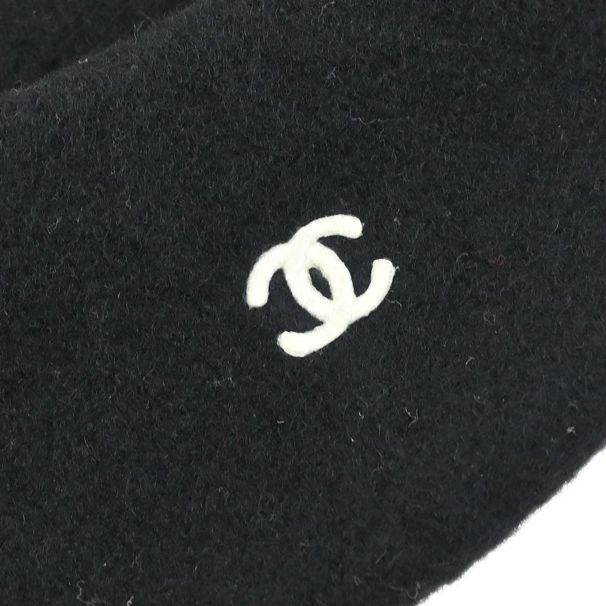 Chanel Black Hat Beret #57 Small Good - Image 5