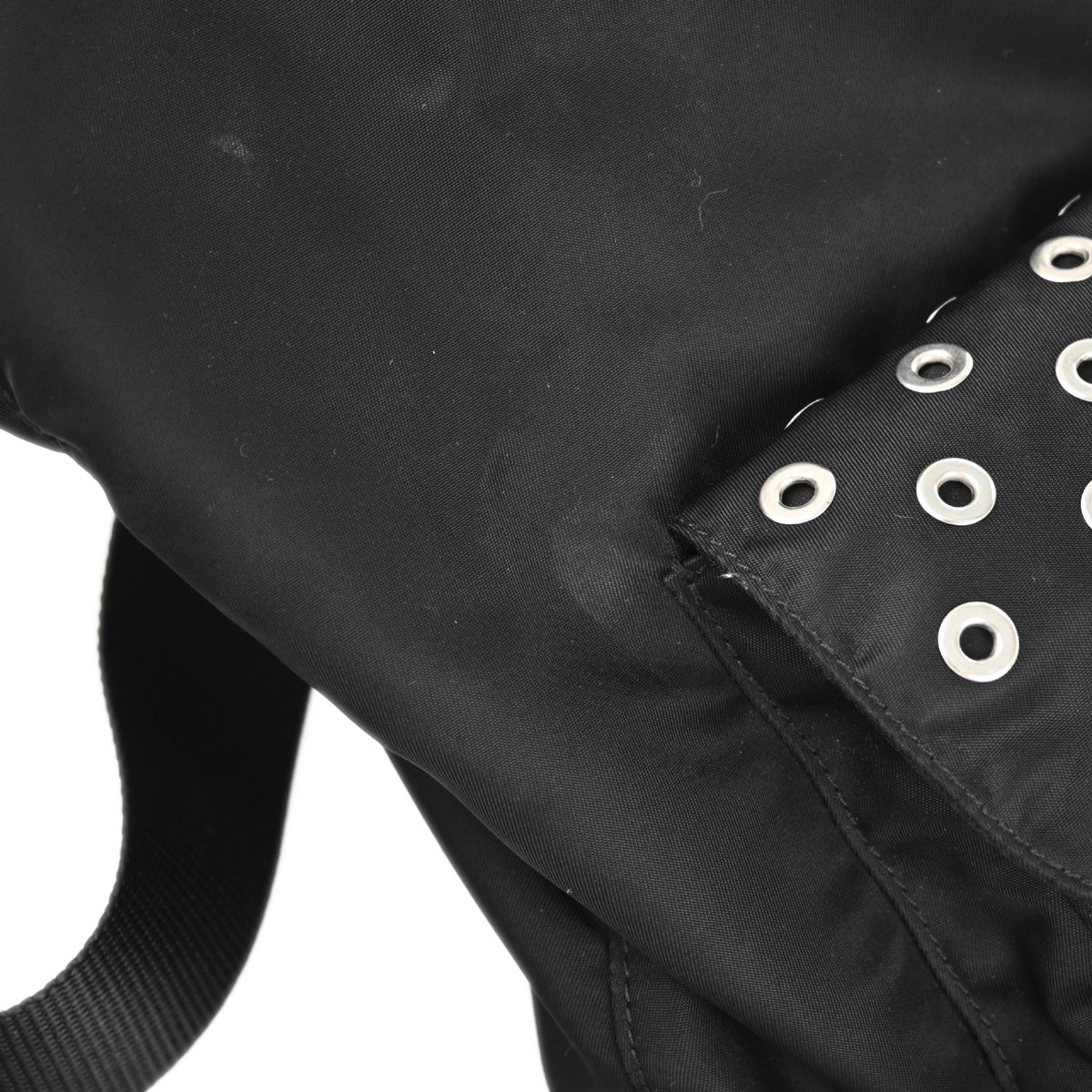 Prada Black Nylon Backpack - Image 11