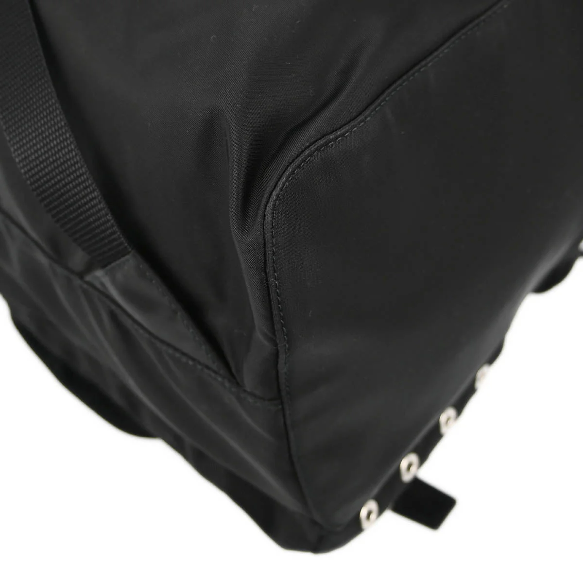 Prada Black Nylon Backpack - Image 3