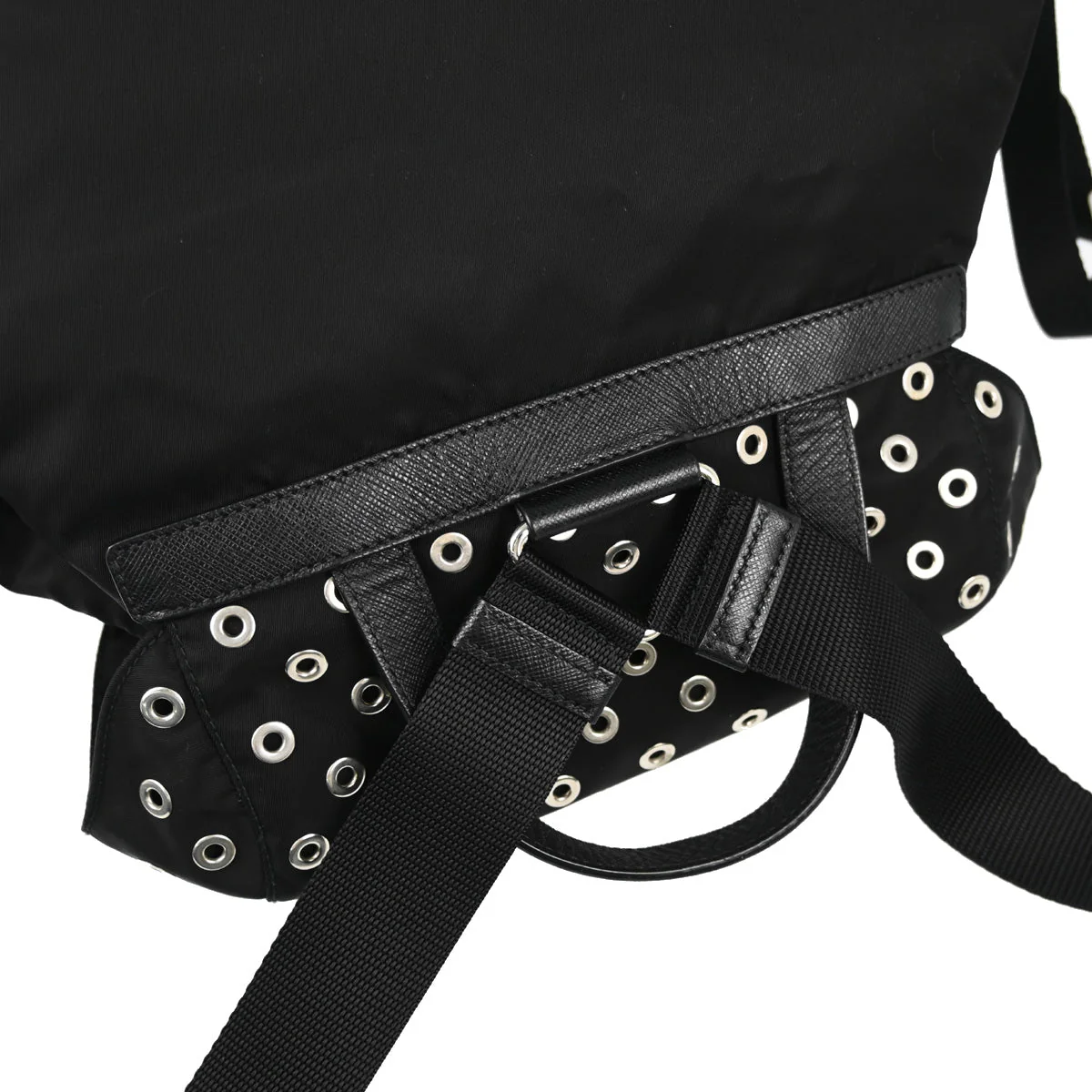 Prada Black Nylon Backpack - Image 4