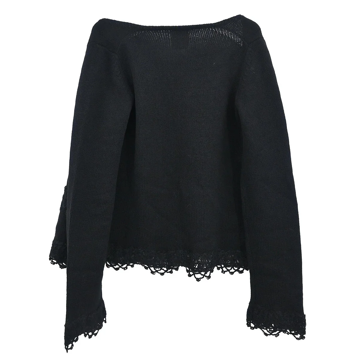 Chanel Open Cardigan Black - Image 2