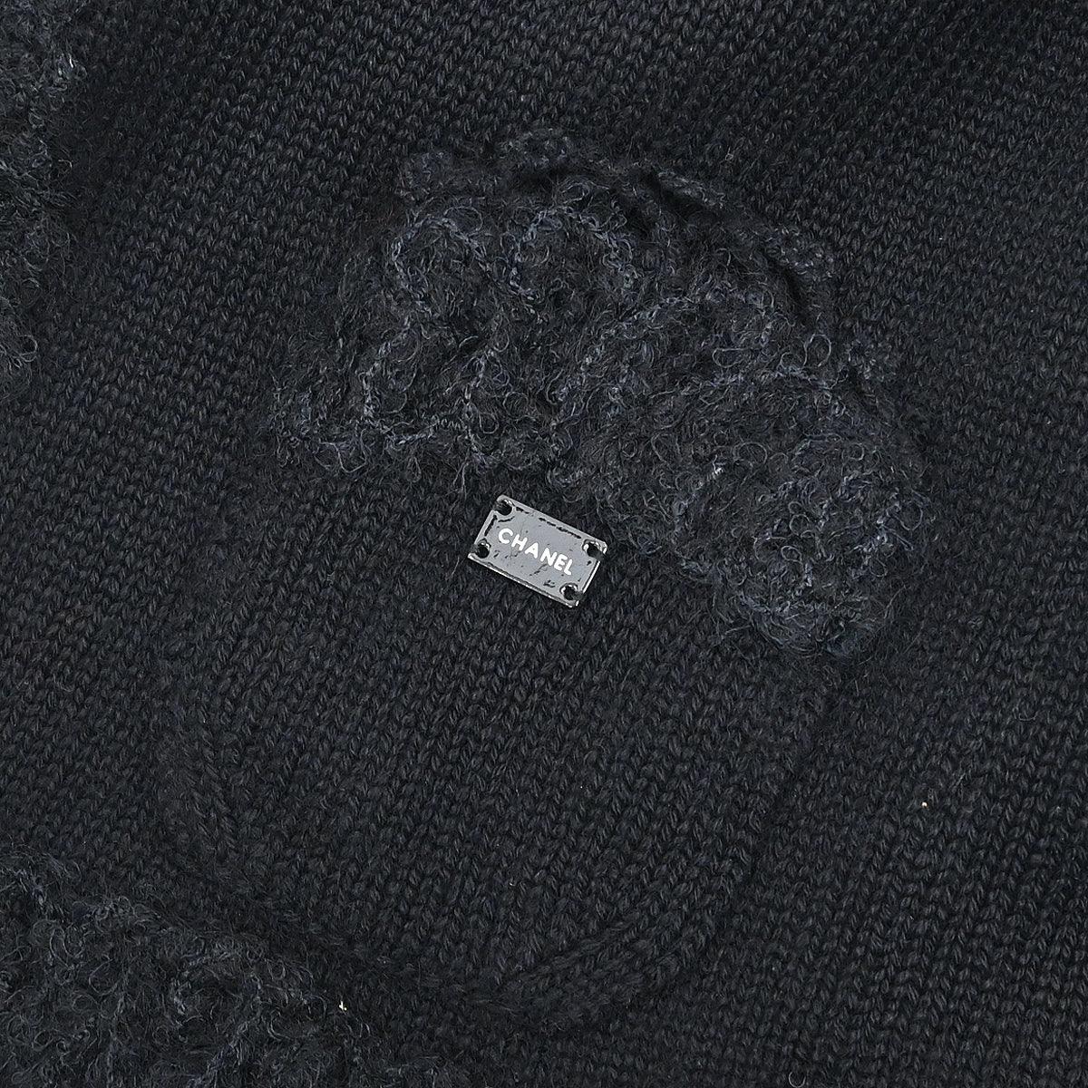 Chanel Open Cardigan Black - Image 4