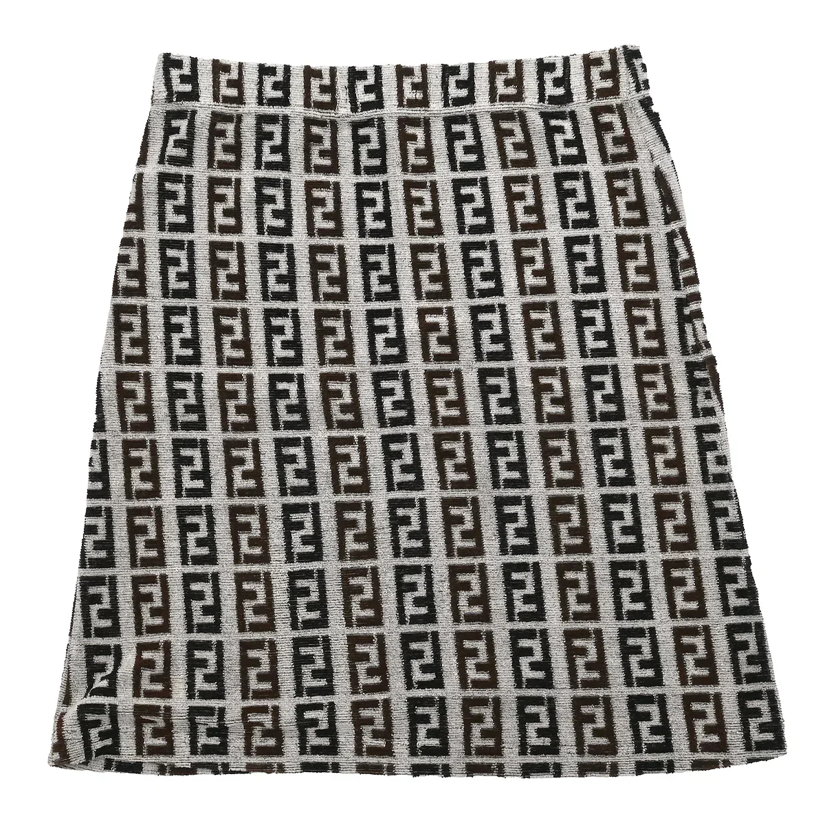 Fendi Zucca Skirt White #42 - Image 2