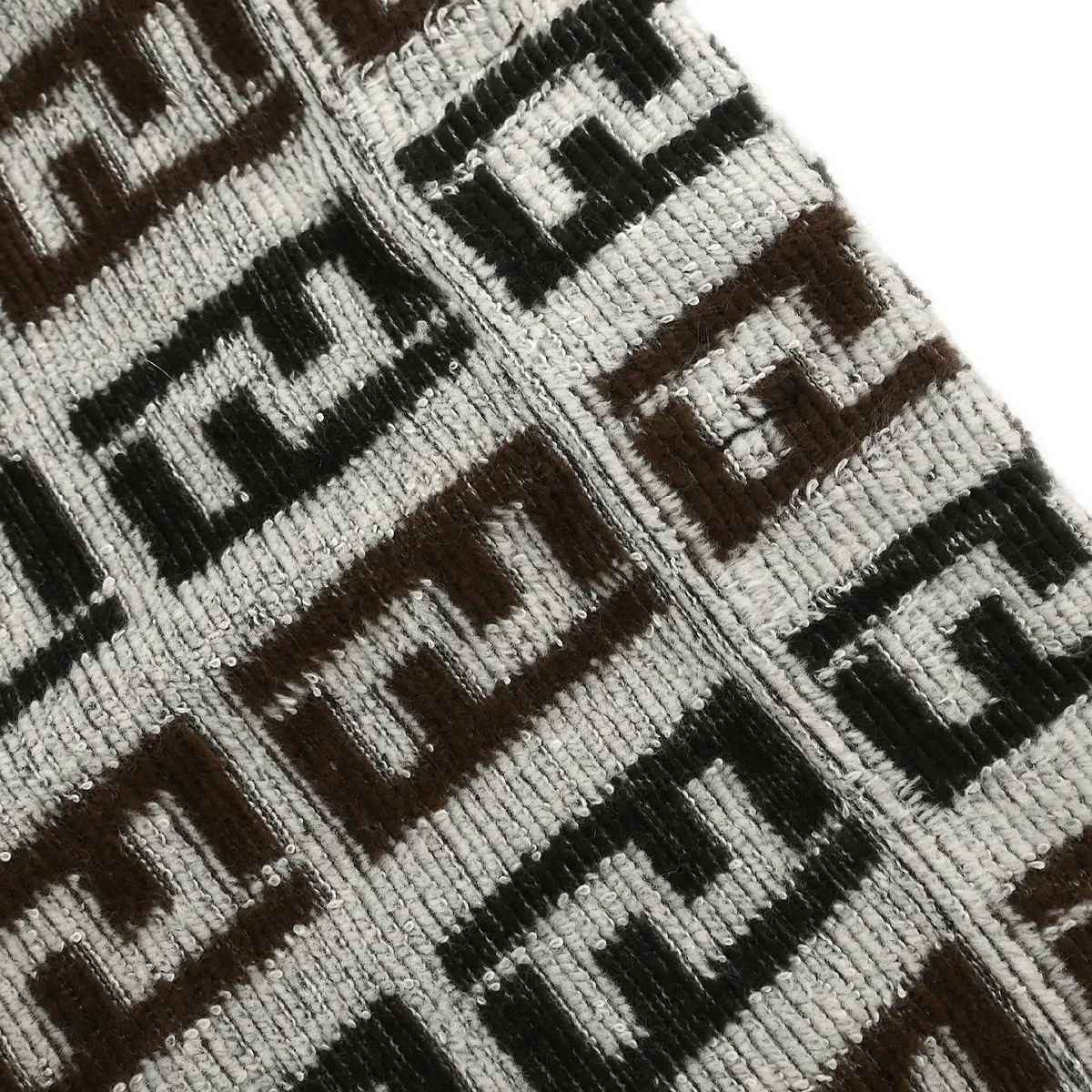 Fendi Zucca Skirt White #42 - Image 5