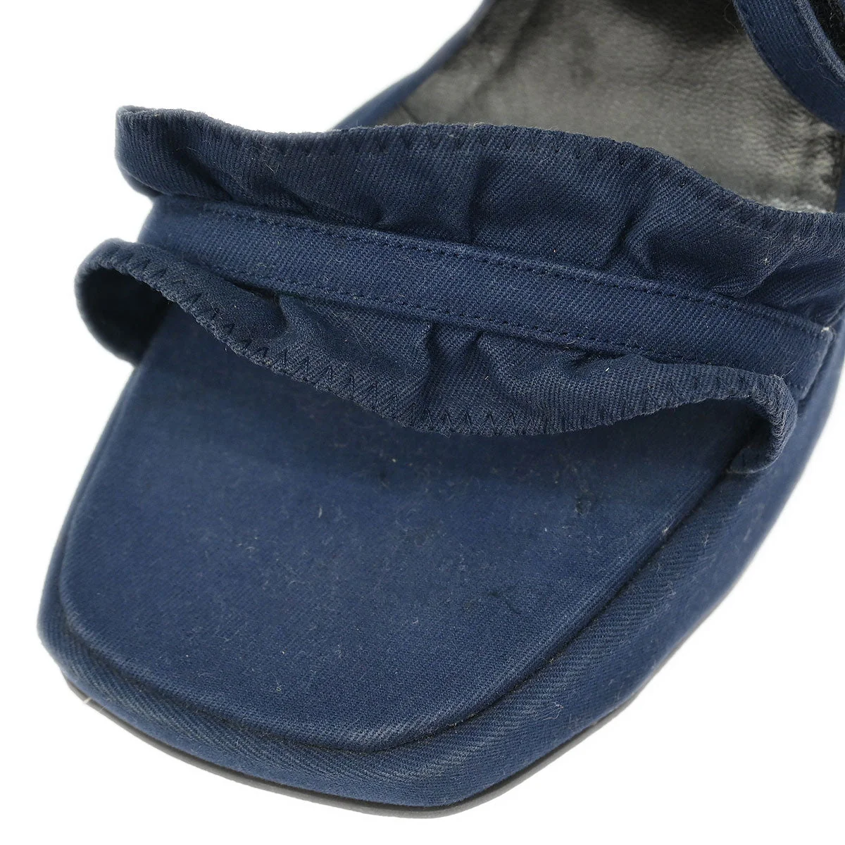 Miu Miu * Mule Sandals Shoes #37 1/2 - Image 6