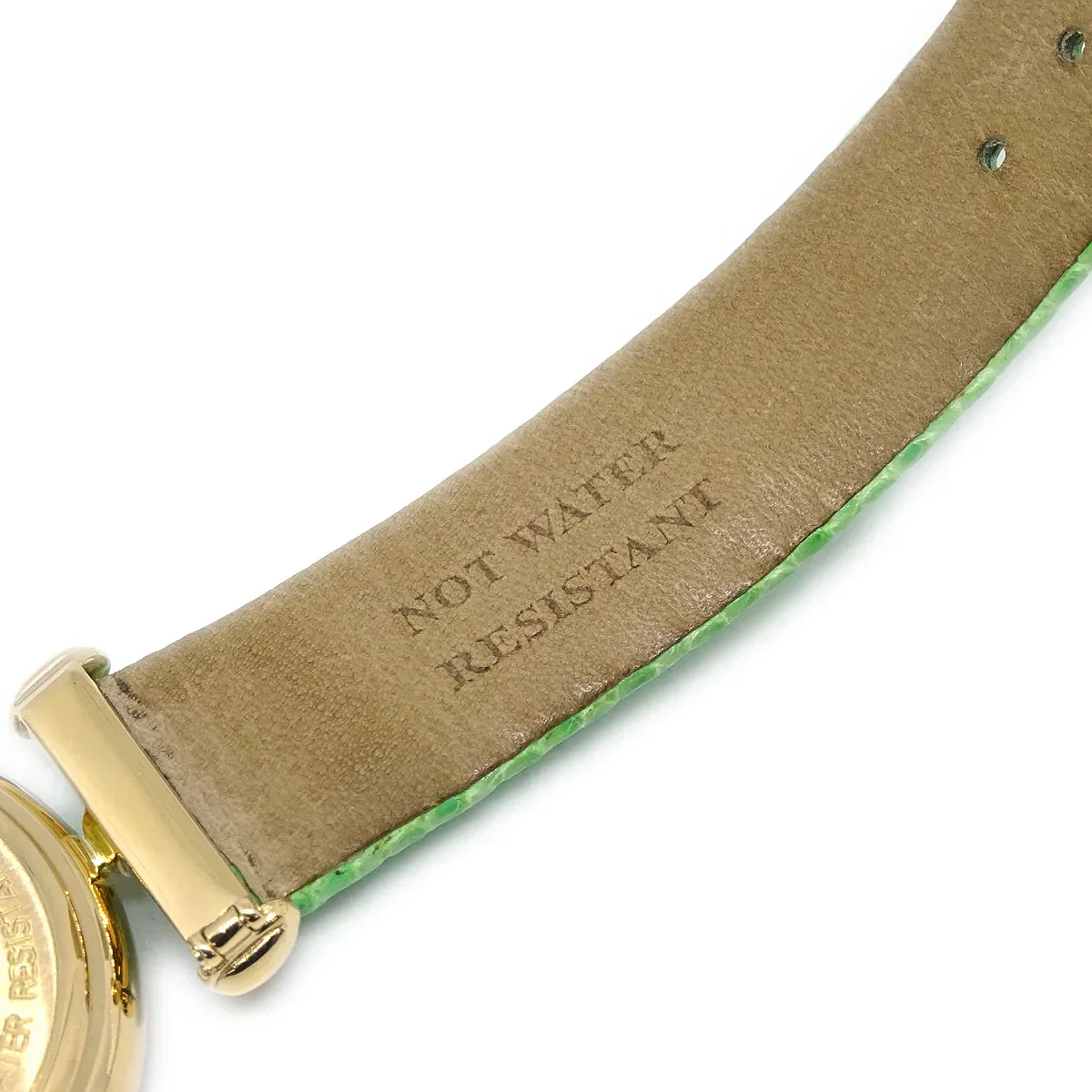 Van Cleef & Arpels * YG Diamond Ref.13343B2 Quartz Watch 18KYG Lizard - Image 5