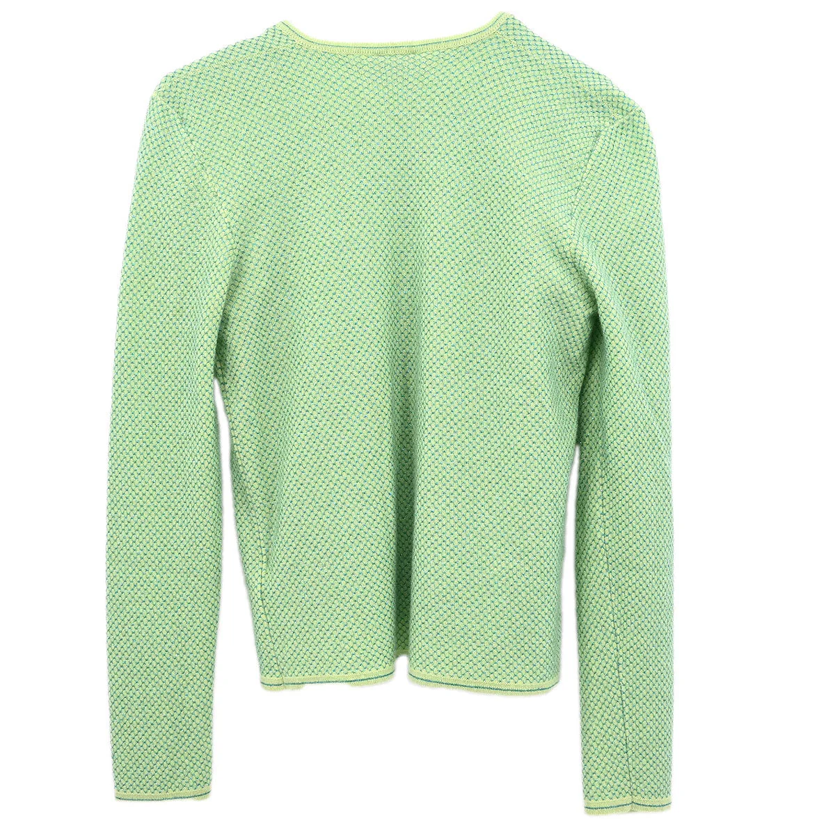 Chanel 2001 Set Cardigan Short Sleeve Top Light Green #38 - Image 2