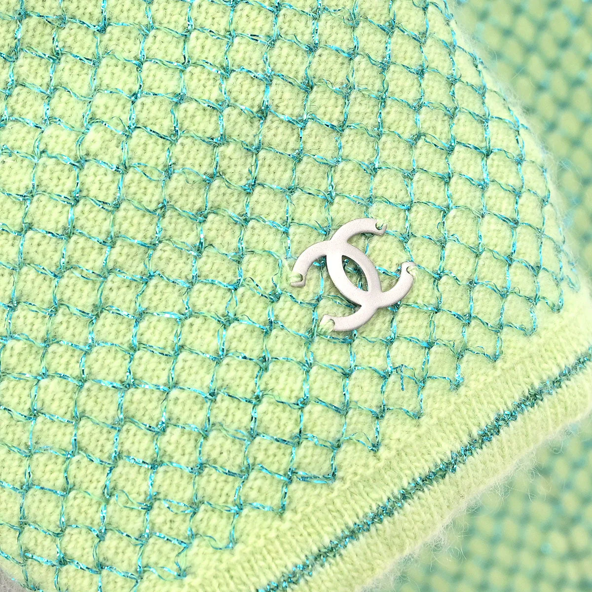 Chanel 2001 Set Cardigan Short Sleeve Top Light Green #38 - Image 5